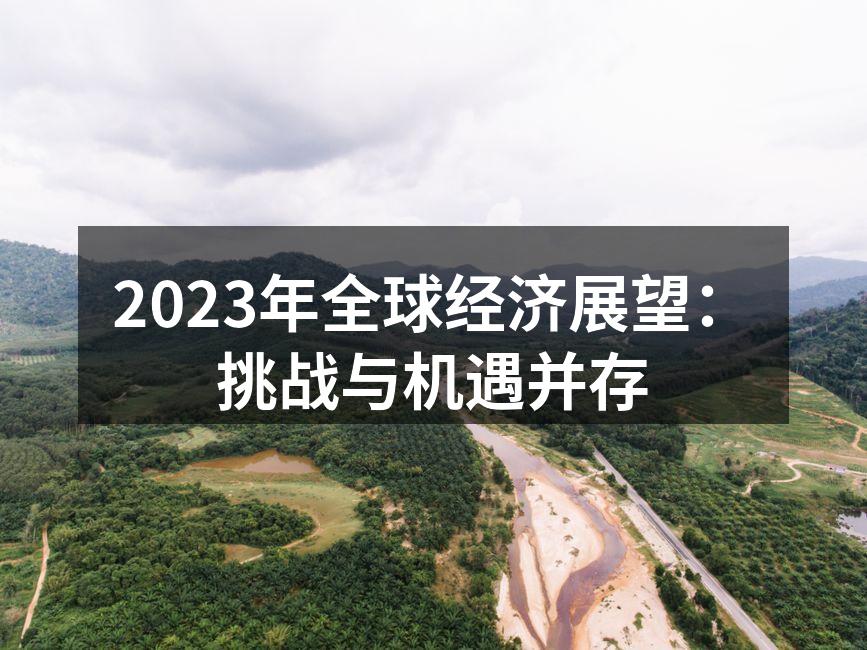 2023年全球经济展望：挑战与机遇并存